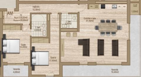 Apartamento T2 - THE LINE - Forca, Aveiro