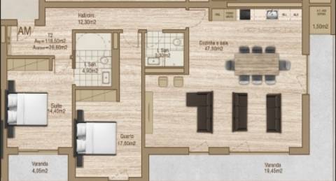 Apartamento T2 - THE LINE - Forca, Aveiro