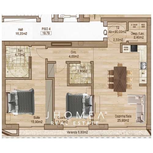APARTAMENTO T2 - DESIRE, CAIS DA FONTE NOVA