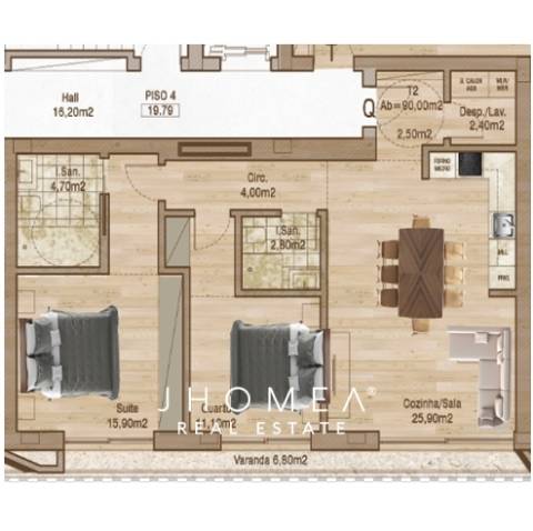 APARTAMENTO T2 - DESIRE, CAIS DA FONTE NOVA