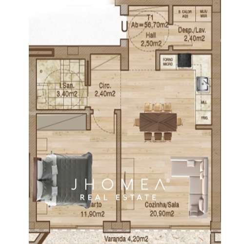APARTAMENTO T1 - DESIRE, CAIS DA FONTE NOVA