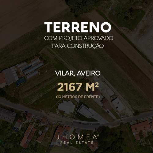 Terreno com projeto aprovado, Vilar, Aveiro