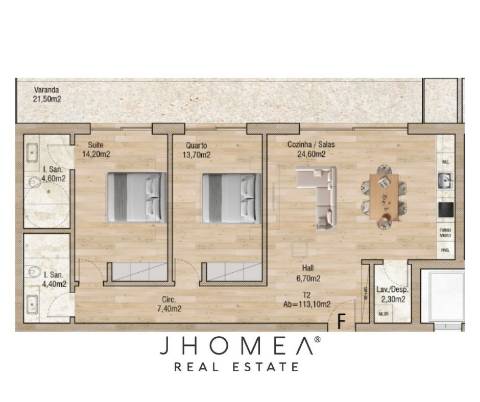 Apartamento T2 - Valley Place, Forca, Aveiro