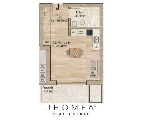 Apartamento T0 - Valley Place, Forca, Aveiro