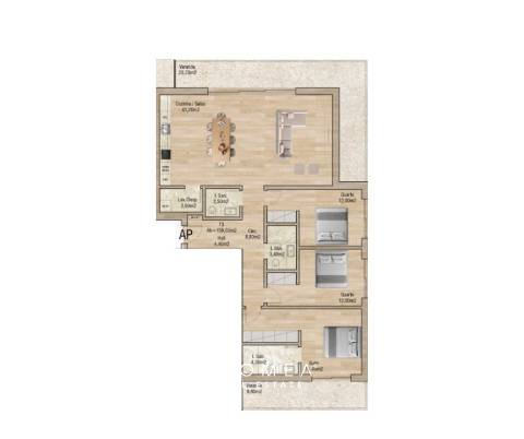 Apartamento T3 - Valley Place, Forca, Aveiro