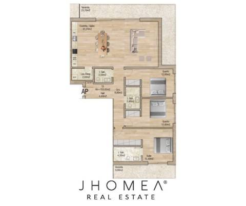 Apartamento T3 - Valley Place, Forca, Aveiro