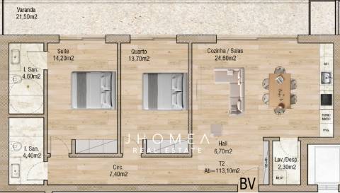 Apartamento T2 - Valley Place, Forca, Aveiro
