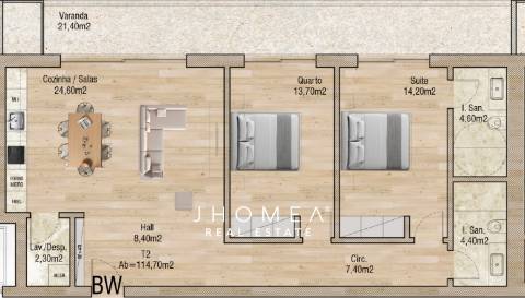 Apartamento T2 - Valley Place, Forca, Aveiro