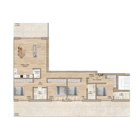 Apartamento T4 - Valley Place, Forca, Aveiro