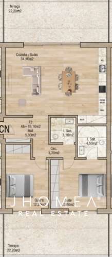 Apartamento T2 - Valley Place, Forca, Aveiro