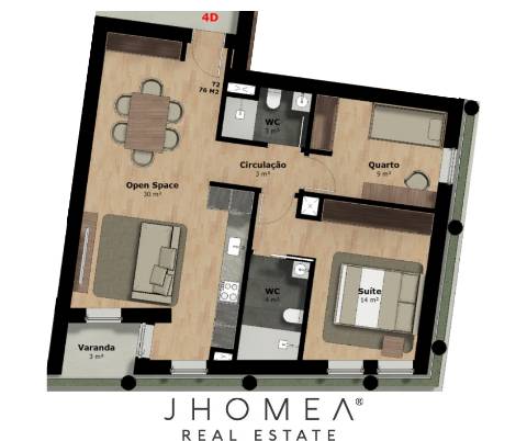Apartamento T2 - Vacivus