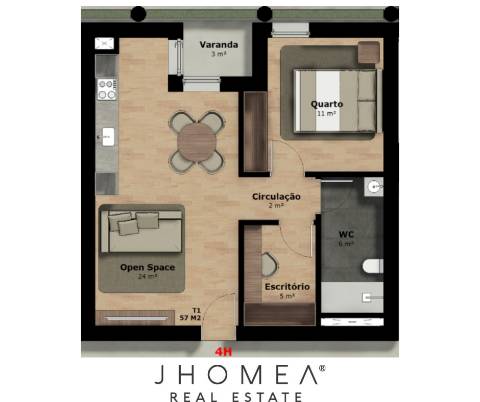 Apartamento T1+1 Venda em Rio Tinto,Gondomar