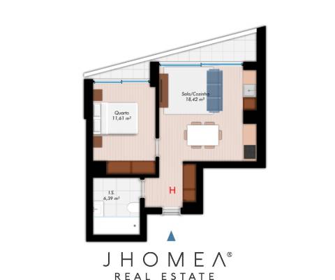 Apartamento T1 - Aveiro