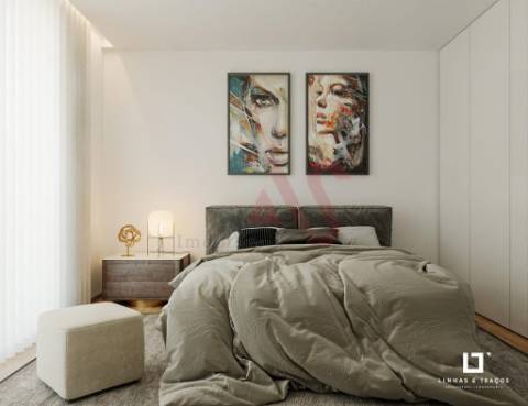 Apartamento T1 no "Empreendimento Santa Marinha" em Gaia, Porto.