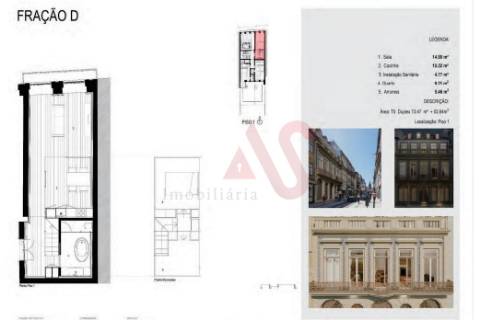 Apartamentos T0 no coração da Baixa do Porto