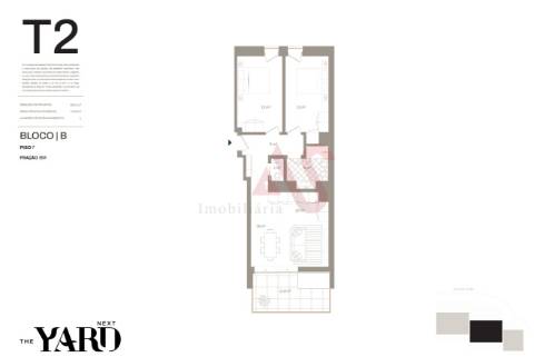 Apartamento T2  com Segurança 24 H, Ginásio, no THE YARD NEXT JARDINS D’ARRÁBIDA, Vila Nova de Gaia