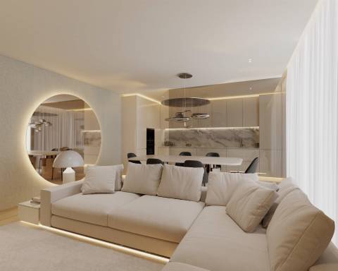 Apartamento T2  com Segurança 24 H, Ginásio, no THE YARD NEXT JARDINS D’ARRÁBIDA, Vila Nova de Gaia