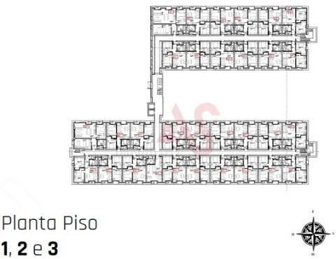 Apartamento T2 no Empreendimento House Factory em Paranhos, Porto