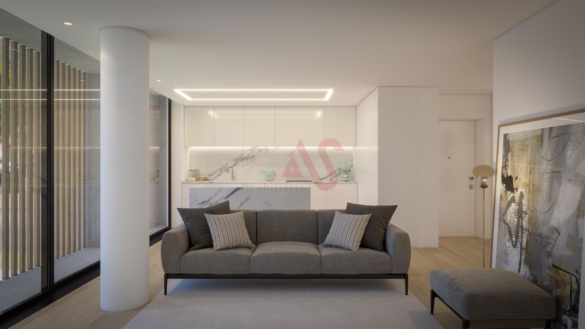 Apartamento T2 em construção no Empreendimento Paranhos Park no Porto