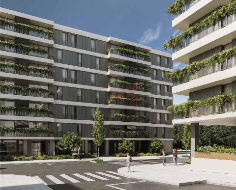 Apartamento T2 em construção no empreendimento Oporto Plaza