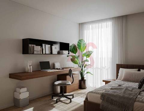 Apartamento T3 em construção no empreendimento Oporto Plaza