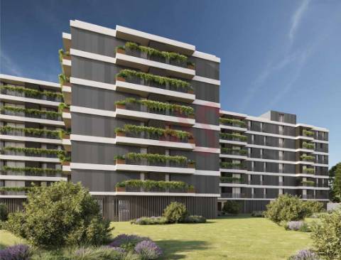 Apartamento T3 em construção no empreendimento Oporto Plaza