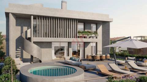 Apartamento T4 Duplex com jacuzzi em construção no Empreendimento Paulo Dias Novais 45 no Porto