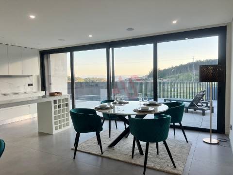 Moradia Térrea T3 com Piscina | Nova | Leitões, Guimarães