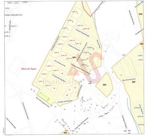 Terreno para construção com lote aprovado para 19 fogos com 468 m² em Mina de Água, Amadora