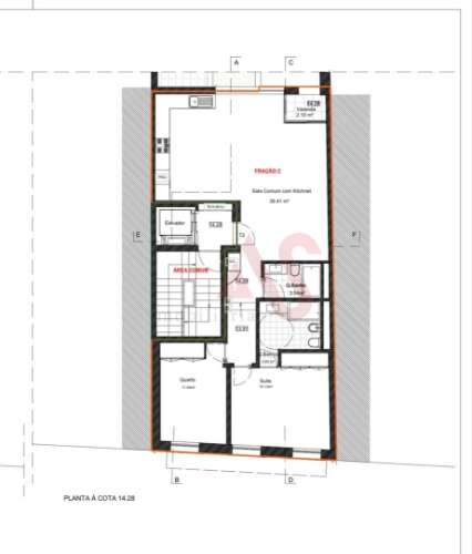 Apartamento T2 na Foz do Douro na 2ª linha de praia