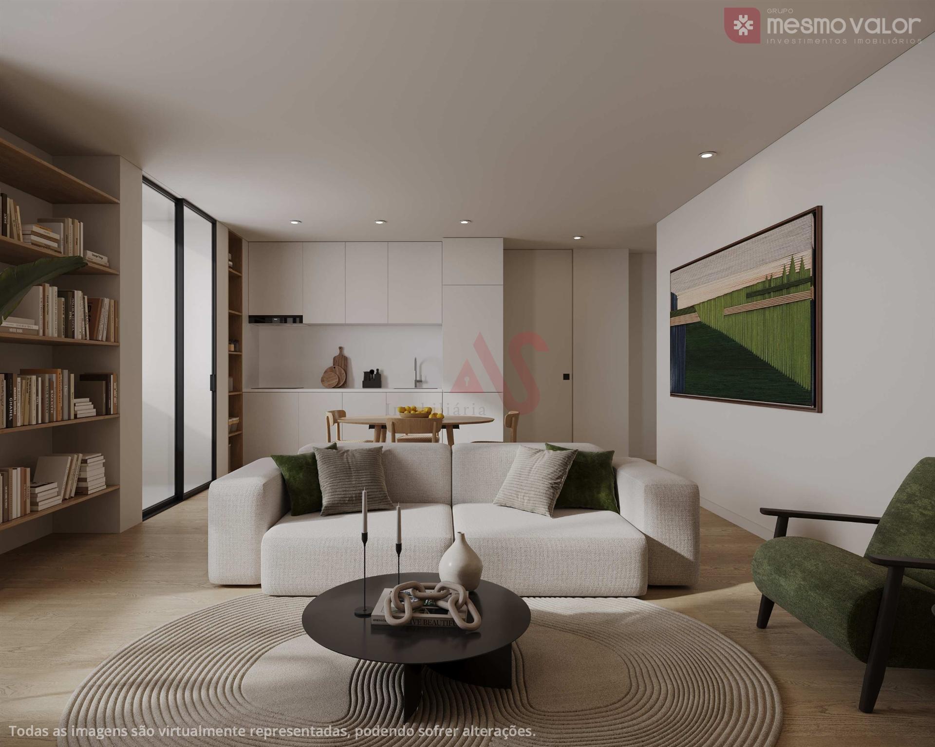 Apartamento T1+1 em construção localizado em Paranhos