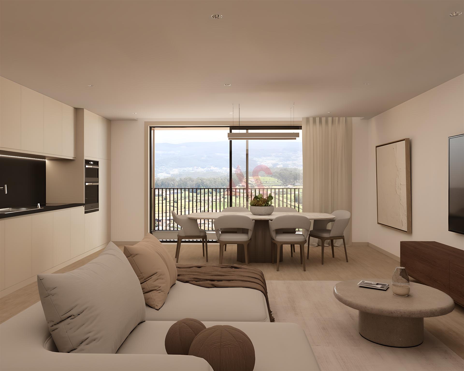 Apartamento T2 inserido no empreendimento Baltar 676, em Baltar – Paredes.