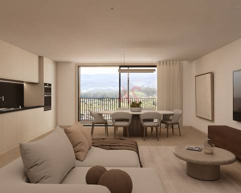 Apartamento T2 inserido no empreendimento Baltar 676, em Baltar – Paredes.