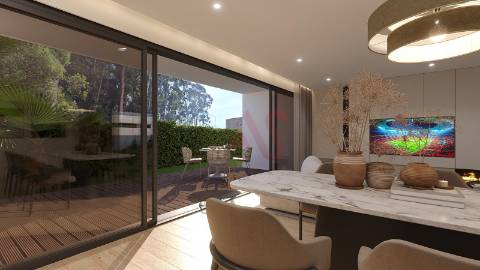 Moradia Térrea localizado em Grijo com 3 suítes e jardim