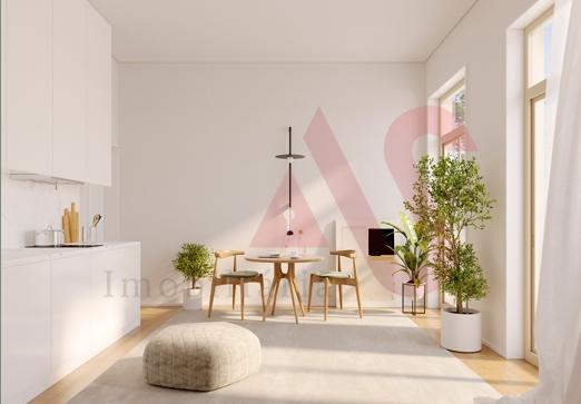 Apartamento T0 Duplex no Moinho de Vento Flats – Leça da Palmeira com Terraço e Varanda