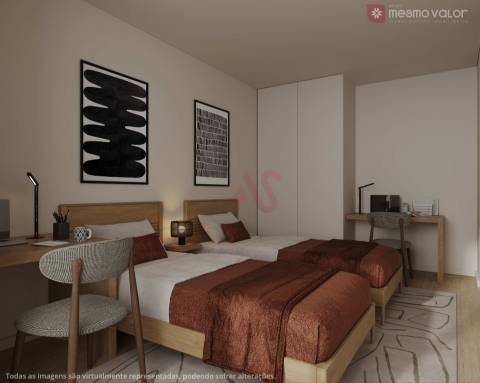 Apartamento T1+1 em construção localizado em Paranhos