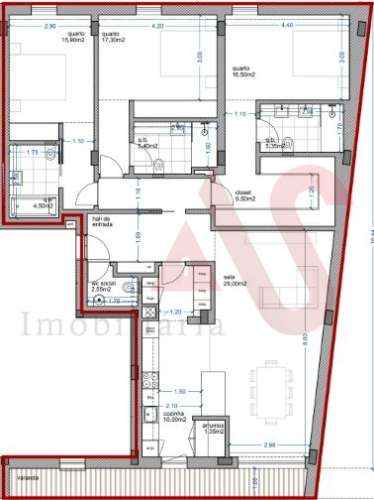 Apartamento T3 no Empreendimento Ákuas Residence – Maia | 3 Suites | 163 m²