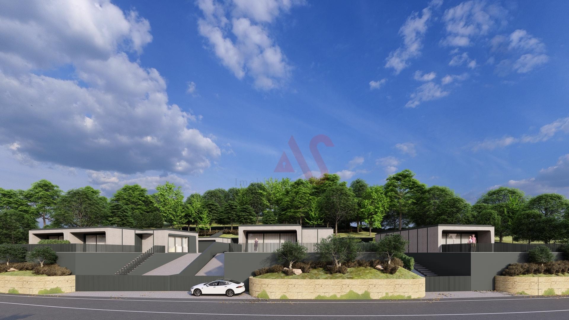 Moradia Térrea T3 com Piscina | Nova | Leitões, Guimarães