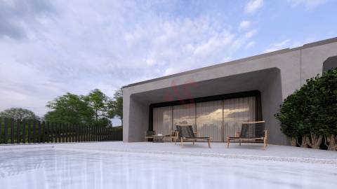 Moradia Térrea T3 com Piscina | Nova | Leitões, Guimarães