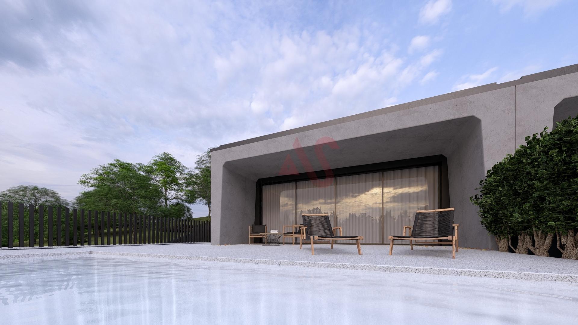 Moradia Térrea T3 com Piscina | Nova | Leitões, Guimarães