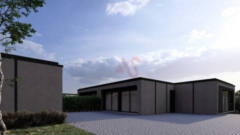 Moradia Térrea T3 com Piscina | Nova | Leitões, Guimarães