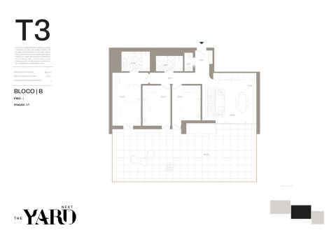 Apartamento T3 com Terraço de 75m2 nos Jardins D`Arrábida em Vila Nova de Gaia