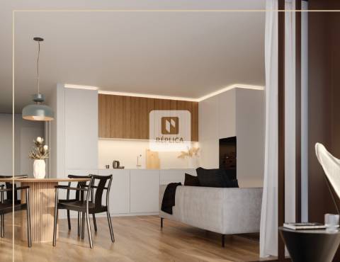 Apartamento T3 com 2 Varandas Vistas Rio e Mar nos Jardins D`Arrábida em Vila Nova de Gaia