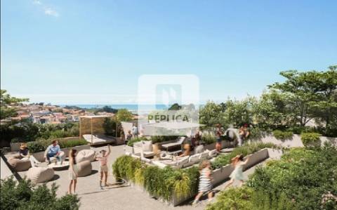 Apartamento T3 com 2 Varandas Vistas Rio e Mar nos Jardins D`Arrábida em Vila Nova de Gaia