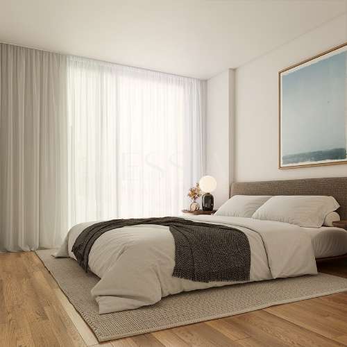 Apartamento T2 com Varanda 12m2 Vistas Rio e Mar nos Jardins D`Arrábida em Vila Nova de Gaia