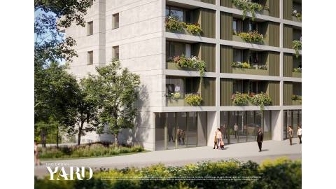 Apartamento T0 com Varanda no The Yard Urban