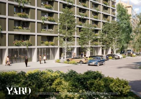 Apartamento T2 com Varanda de 15m2 e Garagem &#124; Empreendimento The Urban Yard