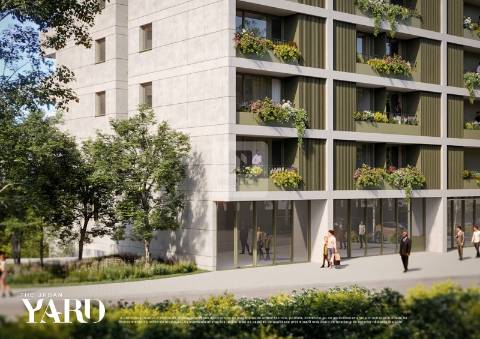 Apartamento T2 com Varanda de 15m2 e Garagem &#124; Empreendimento The Urban Yard