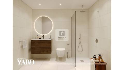 Apartamento T2 com Varanda de 15m2 no The Yard Urban