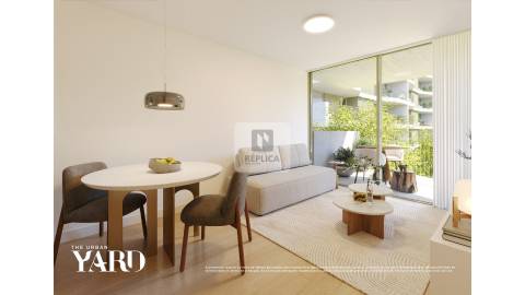 Apartamento T2 com Varanda de 15m2 no The Yard Urban